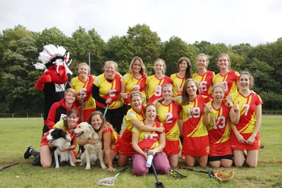 Het Red Rhinos Ladies-team op de Rhinocup in 2019